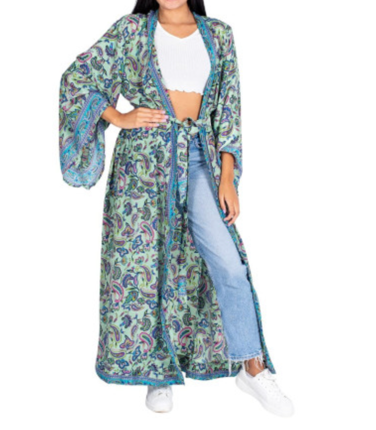 Kimono long Blue