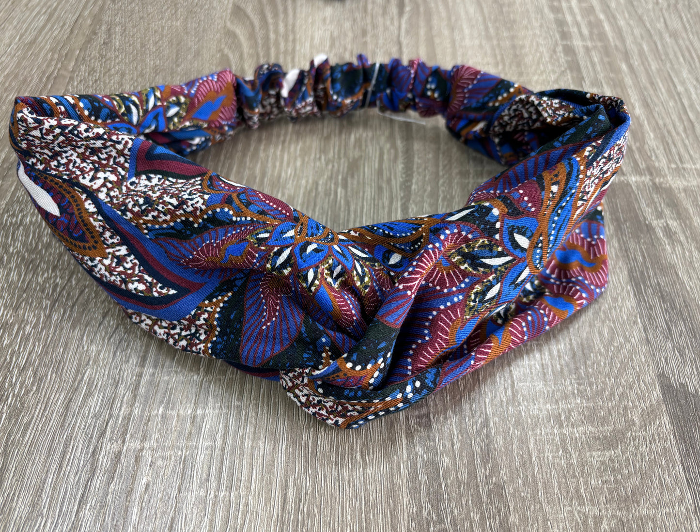 Headband en Viscose à Motifs - L'Élégance Bohème