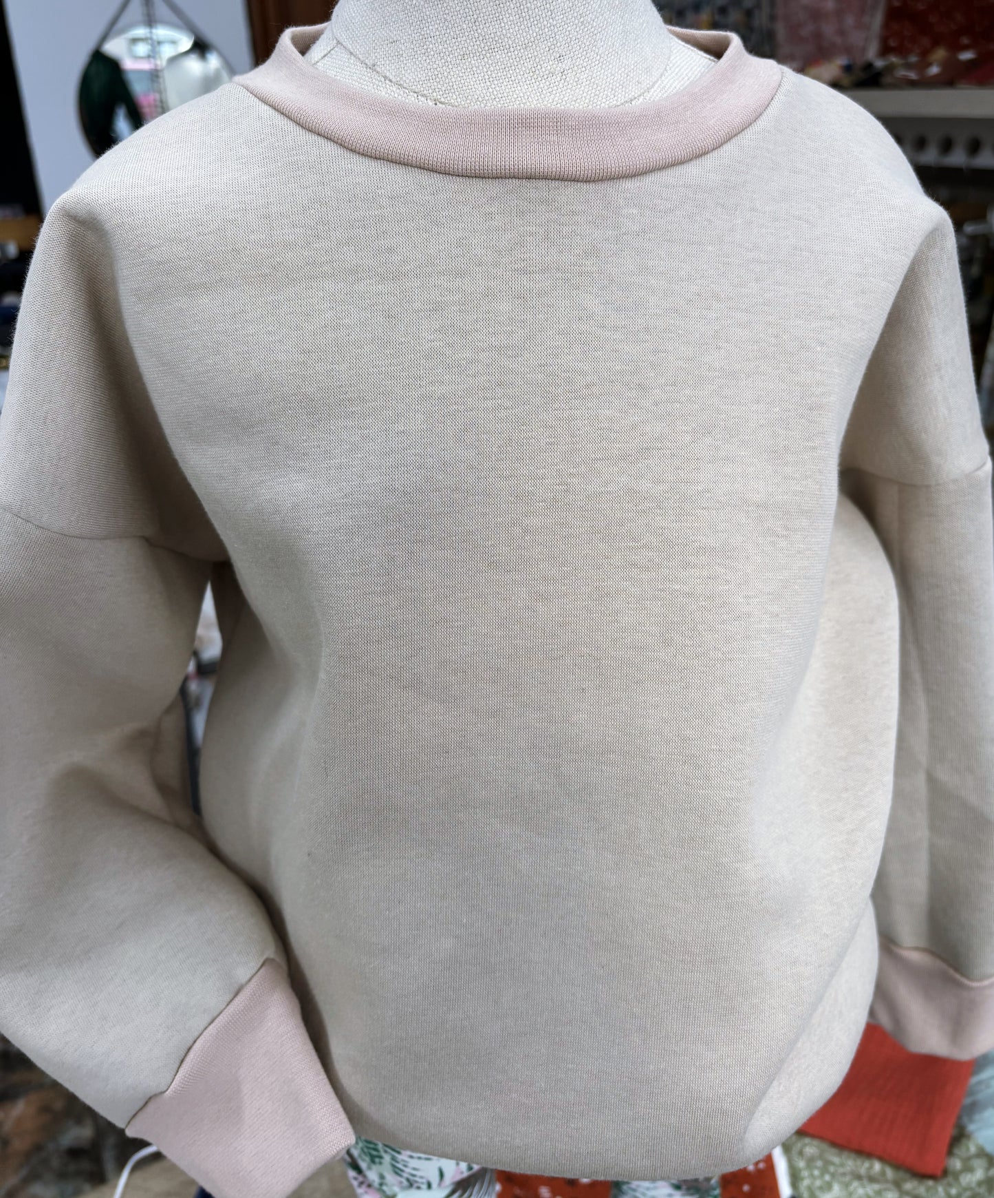 Sweat Beige uni - 3 ans