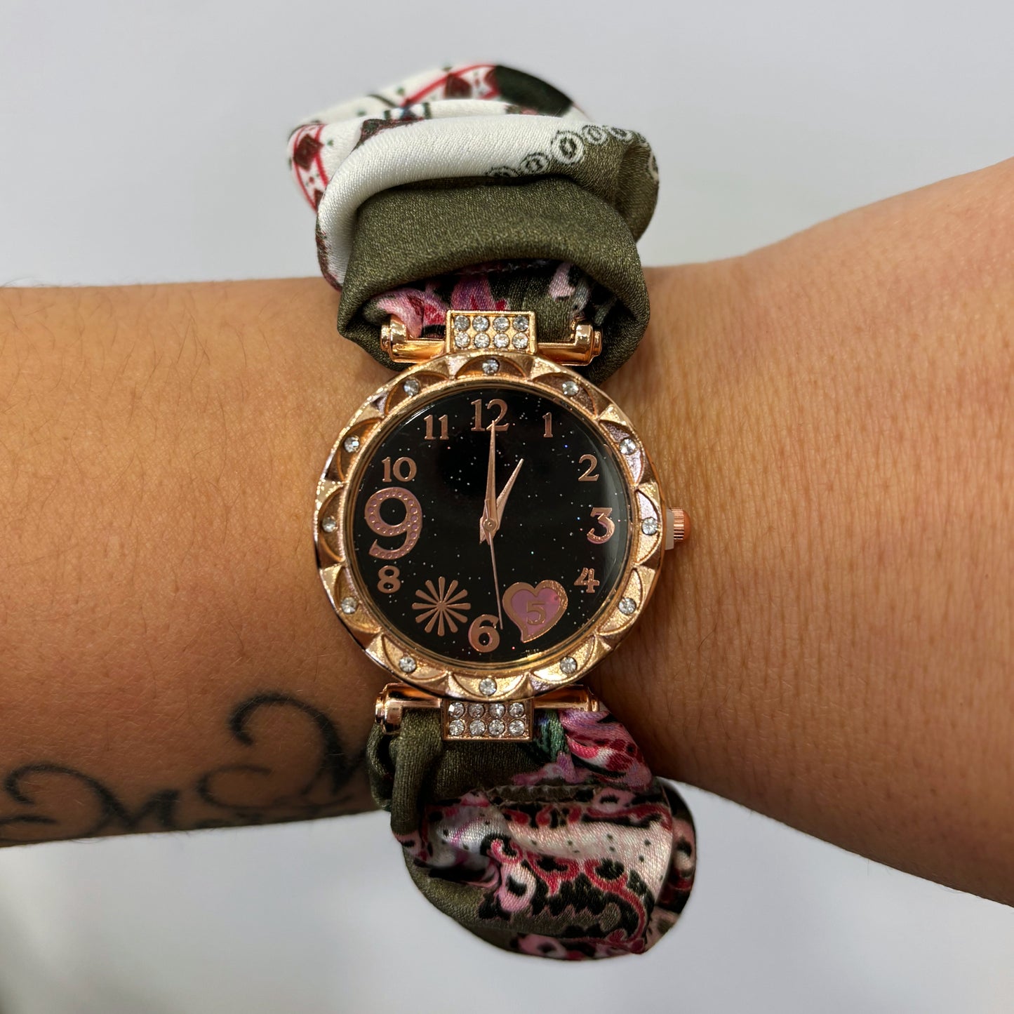 Montre bracelet élastique en tissu