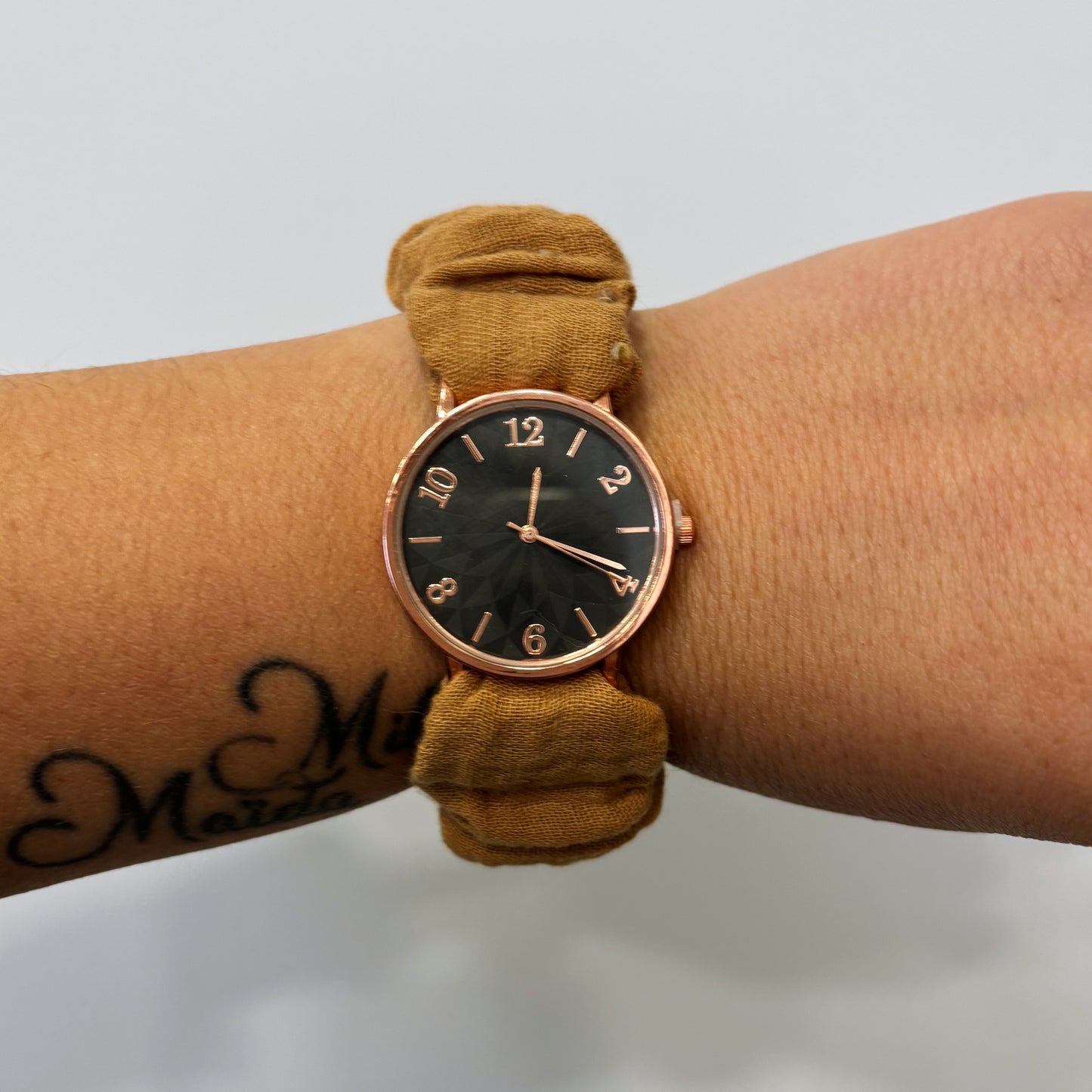 Montre bracelet élastique en tissu