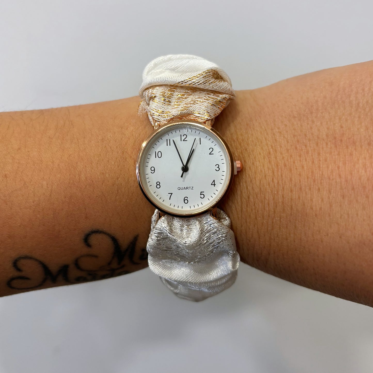 Montre bracelet élastique en tissu