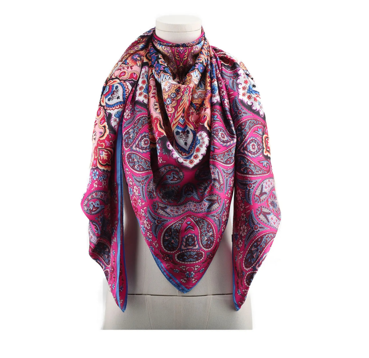 Foulard Lucia - coloris fuchsia