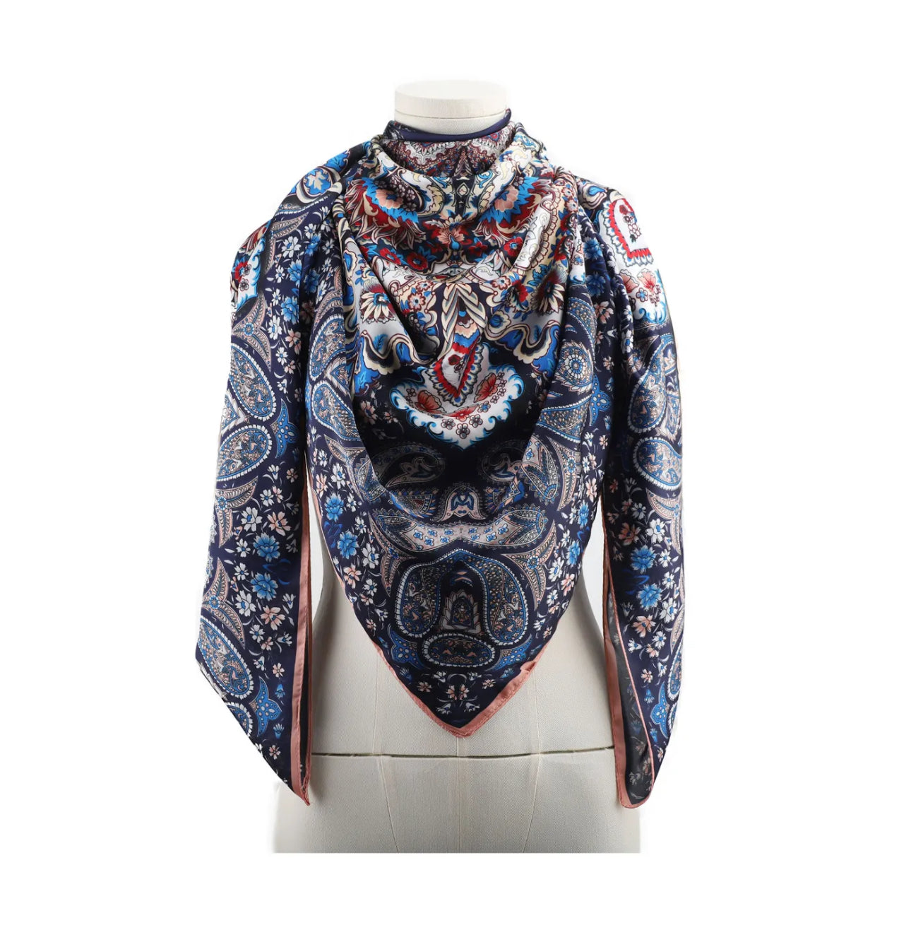 Foulard Lucia - coloris bleu