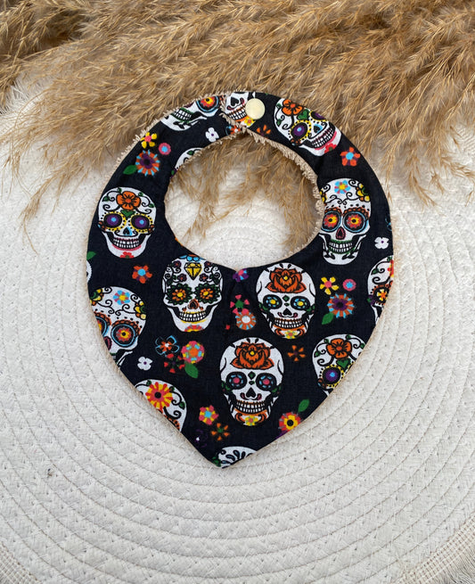 Bavoir bandana Calaveras